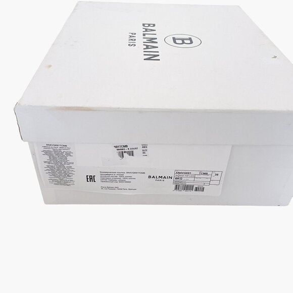 Balmain x Barbie B-Court Sneakers EU 36 US 6 Pink High Top Lace Up Booties - Picture 13 of 13